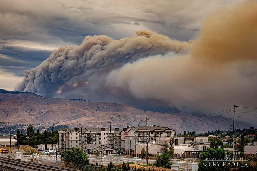 Wenatchee Wildfire 2025 . Ricky Padilla Photo
